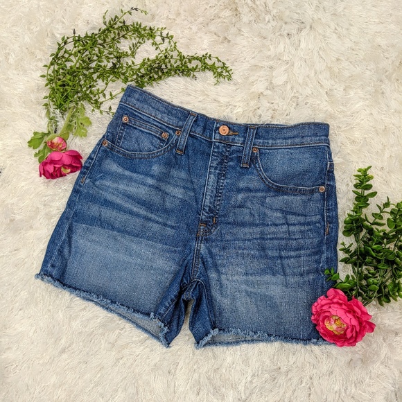 j crew high rise shorts